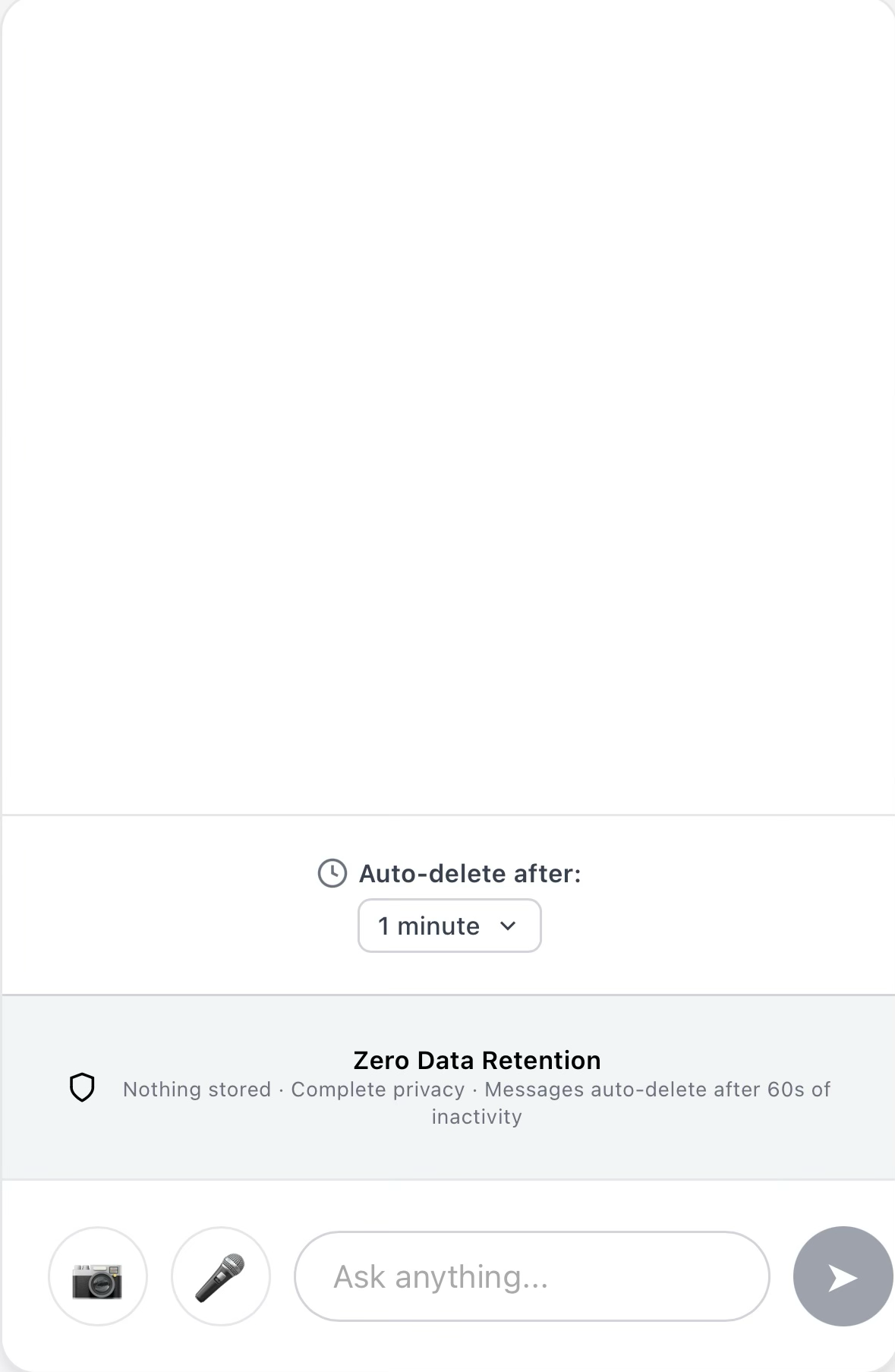 Step 1: Start chatting